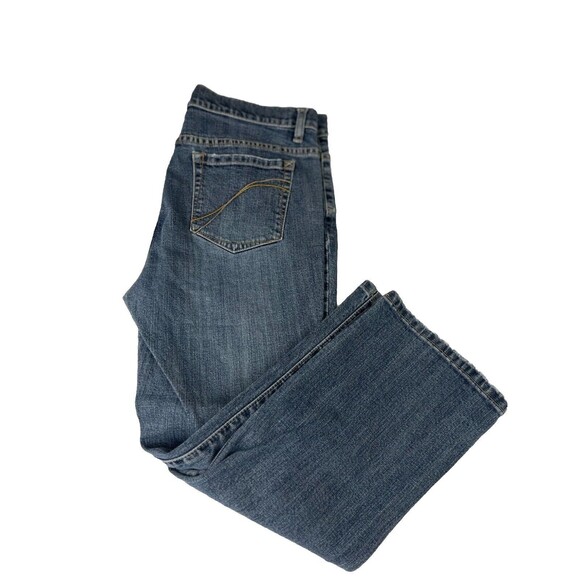 Liz Claiborne Axcess Jeans Womens 8 Blue Denim Modern Fit Mid - Picture 2 of 7